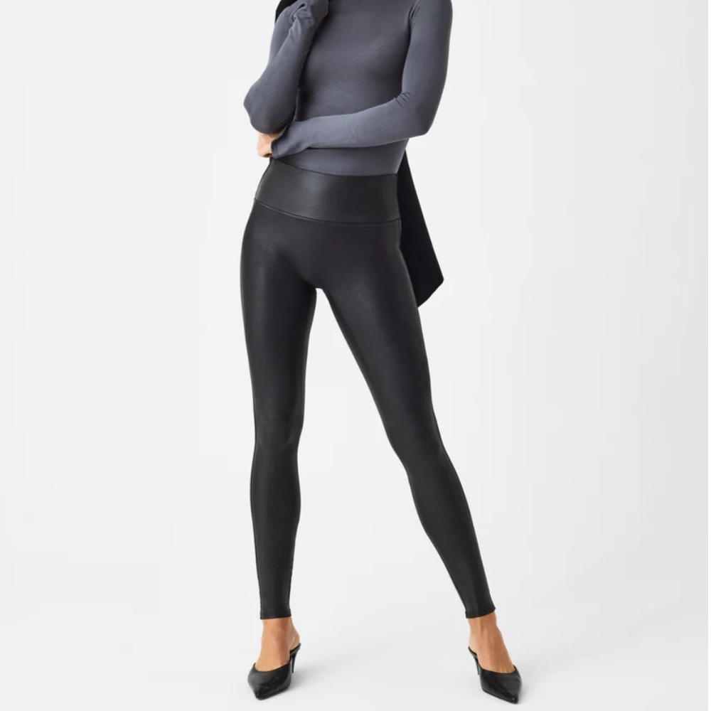 SPANX Faux Leather Leggings